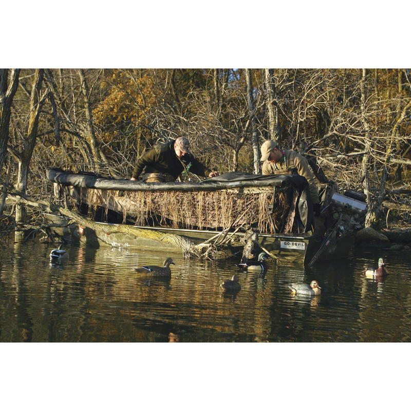 Avery Outdoors Quick-Set Duck Boat Blind Set - 14-16 Foot